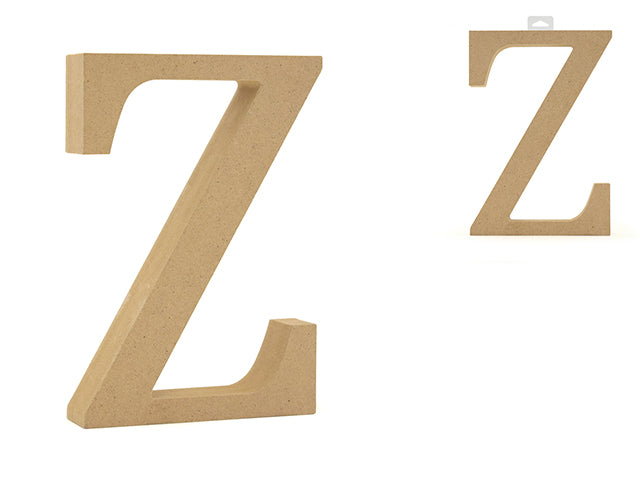 Wood Letters: 5 1/8" MDF Standing Z