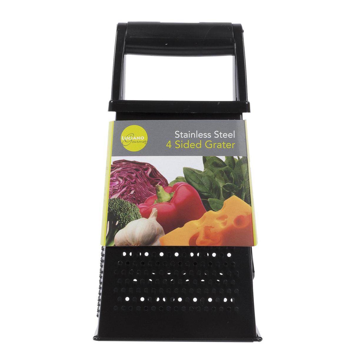 L.Gourmet Non-Stick 4 Sides Grater, 8.5", color sleeve(=#80390-HC)(CP)