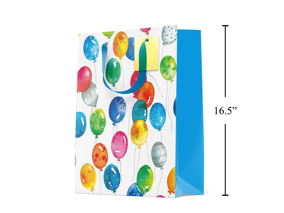 Paper T. Gift Bag, Jumbo, Balloons, Gloss,
