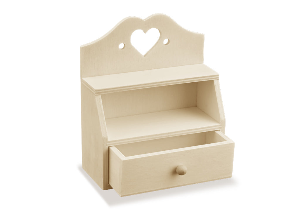 Wood Craft: 3.9"x2"x4.7" Mini DIY Cabinet