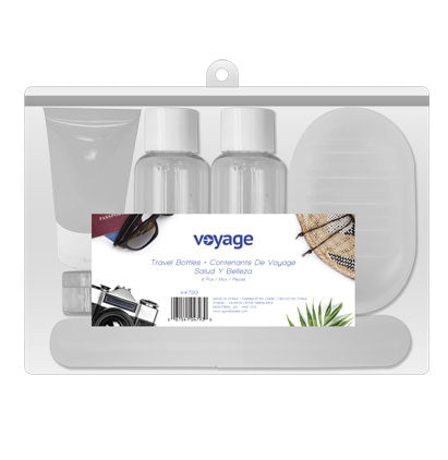 TRAVEL BOTTLES - 6 PCS