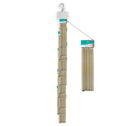 BAMBOO SKEWERS-50,12" C/S CLIP-STRIP 12/UNITS