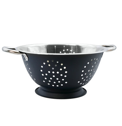 STAINLESS STEEL COLANDER-24 CM-BLUE
