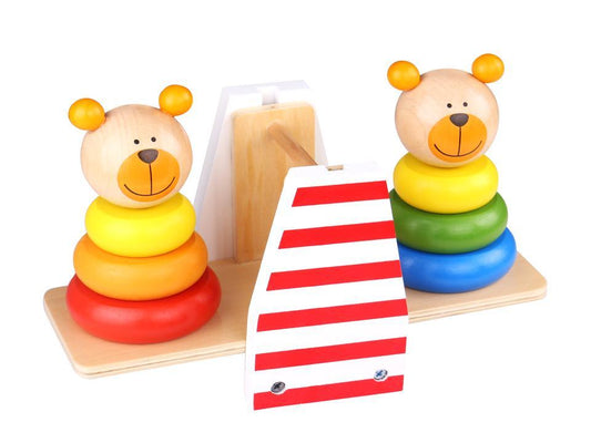 Tooky Toy, Bear Balance Stacker, 25x7x11cm, w/box