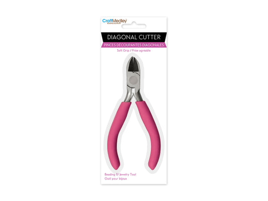Beading/Jewelry Tool: Diagonal Cutters w/Soft Grip Handle