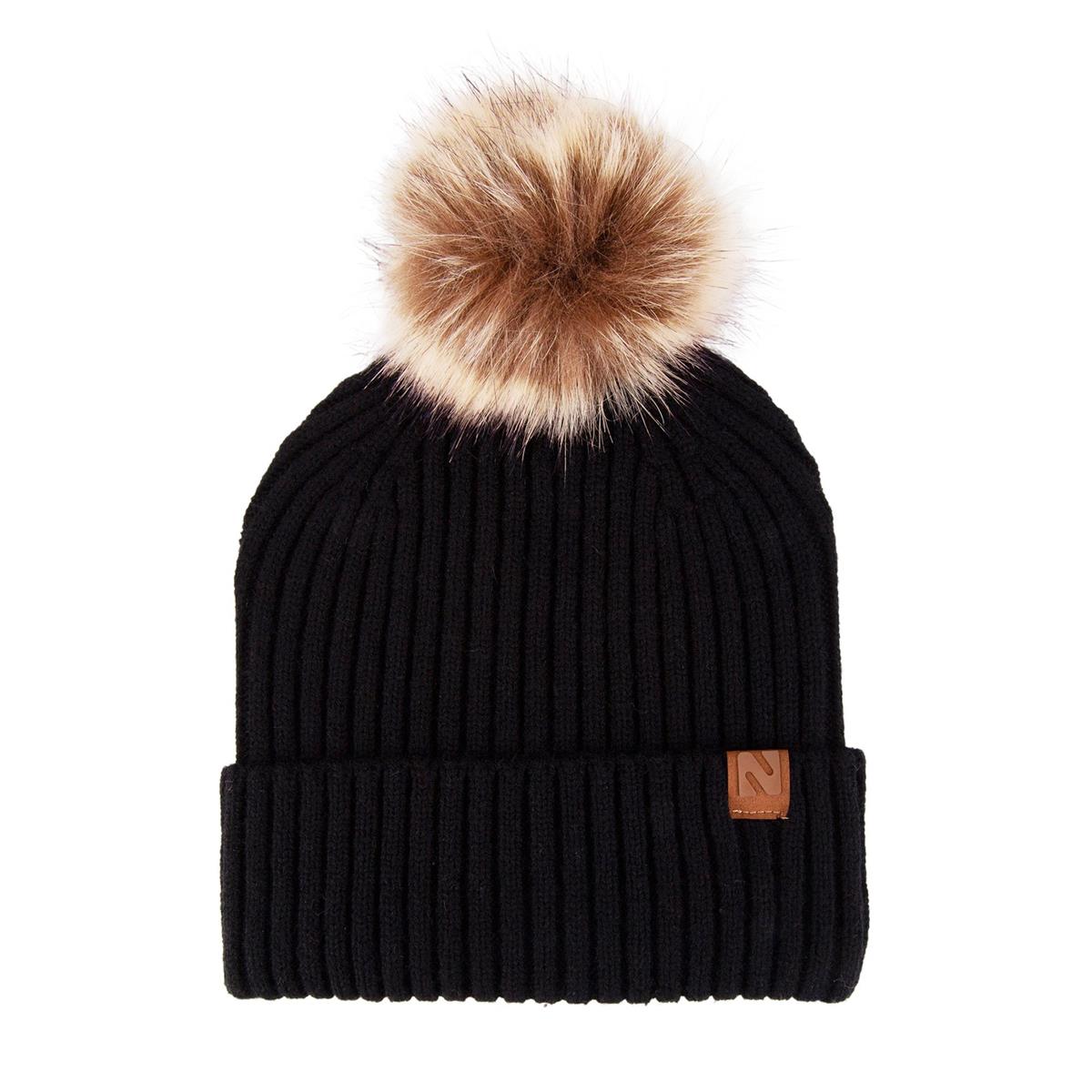 Nordic T. "Brooke" Beanie w PomPom Ladies, 3asst, single layer, ht