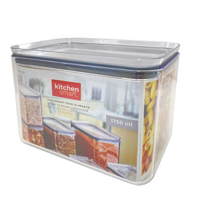 FOOD STORAGE CONTAINER-ACRYLIC-RECT.-1.75L