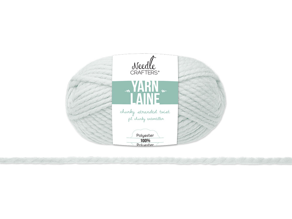 Needlecrafters: 100g Chunky Stranded Twist Poly Yarn G) White