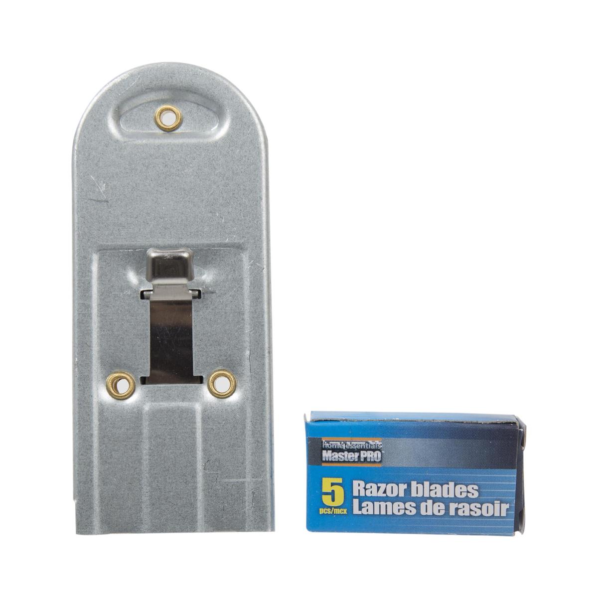 Master Pro.4" Safety Scraper w/5pcs Blades, slide b/c