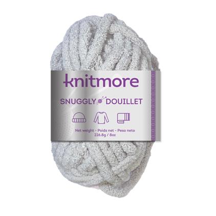 SNUGLY KNITTING YARN-GREY 226.8 G/32.3yards
