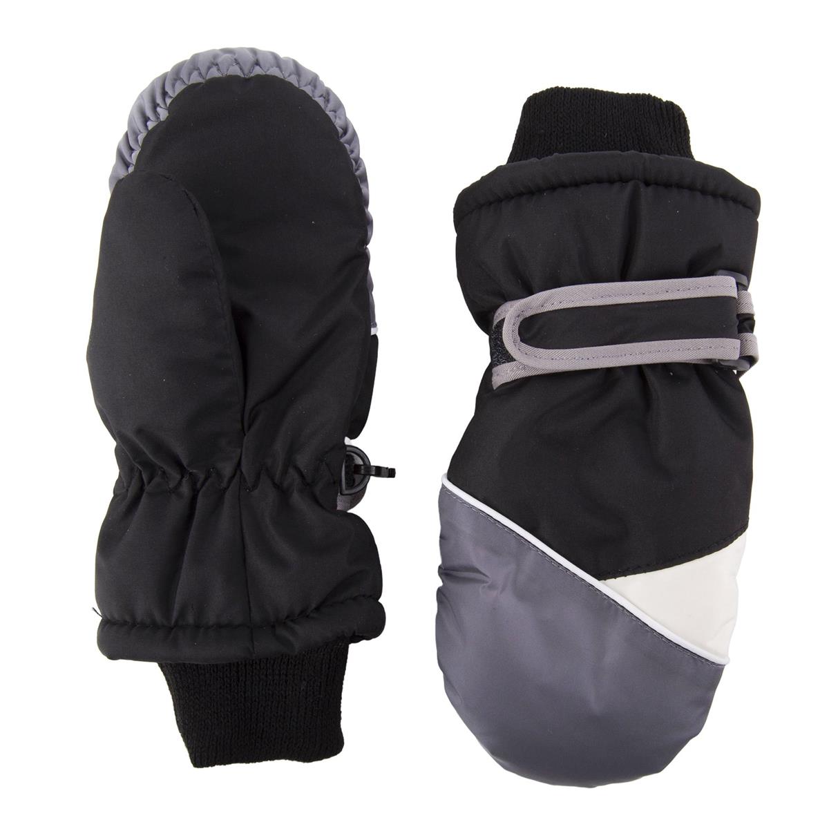 Nordic T. Kids Ski Mitts, 2 asst, w cuff strap, hc