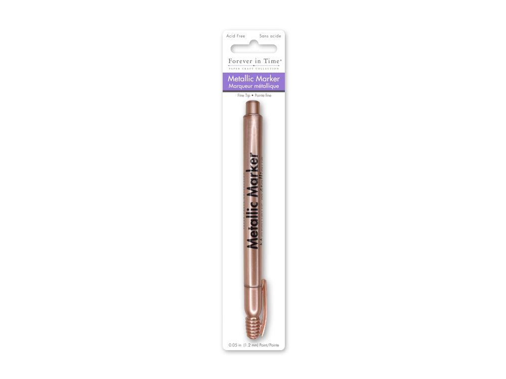 Metallic Marker: 1.2mm Fine Point H) Copper