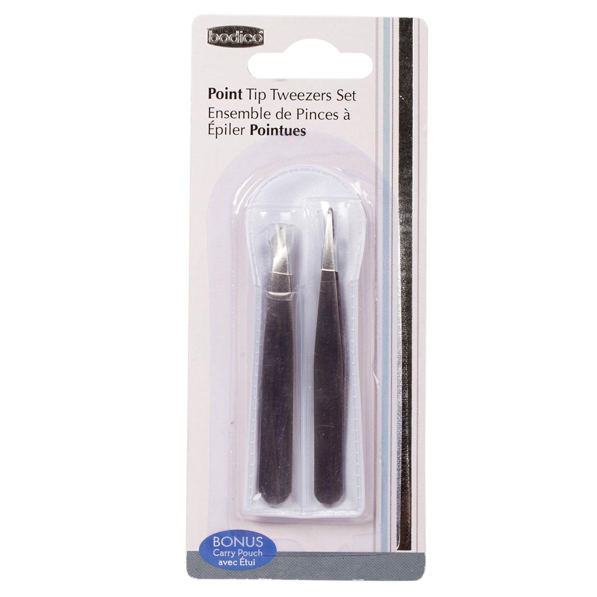 Bodico, Tweezer Set w/PVC sleeve b/c