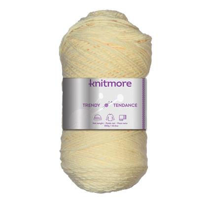 TRENDY KNITTING YARN-CREAM 300G/519yrds