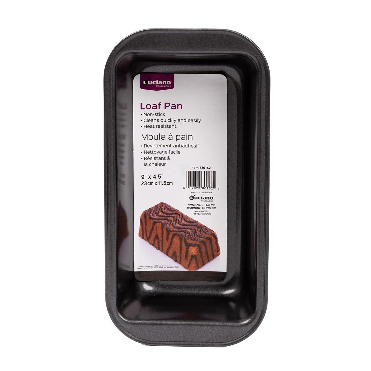 Luciano Non-stick 9" Loaf Pan, 9x4.5x2.25"