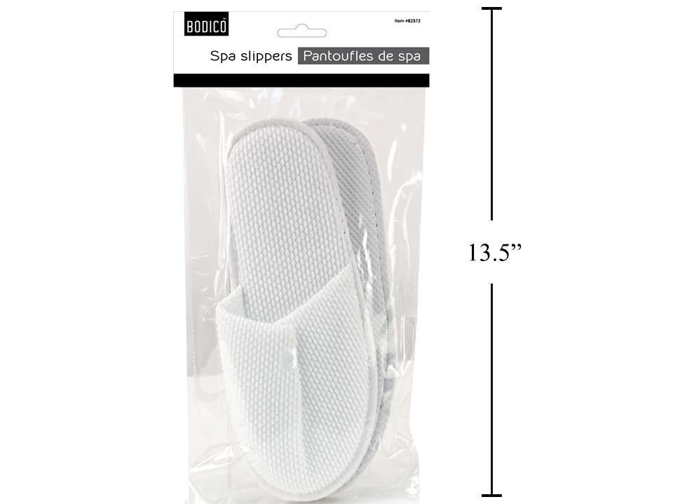Bodico Spa Slippers, White, 3 Sizes (S-3 M-5 L-4), vbh.(HZ)