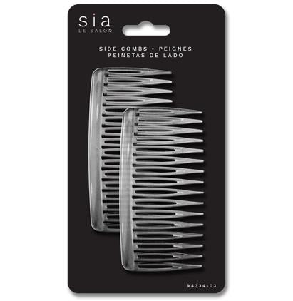 SIDE COMBS - 2PCS CLEAR