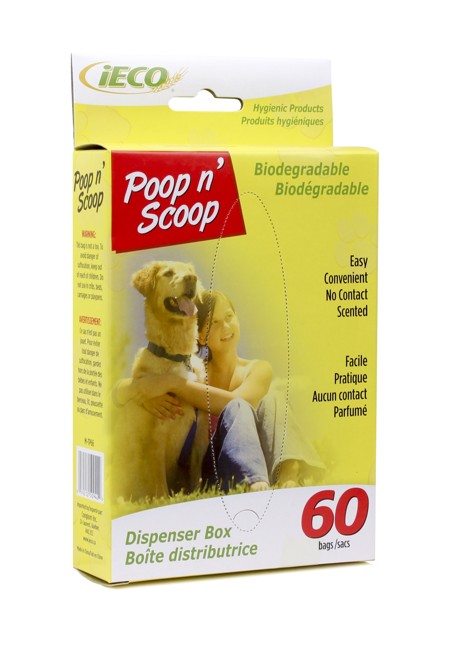 iECO POOP-N-SCOOP BAGS 60/BX