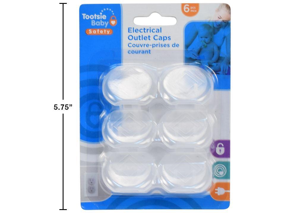 Tootsie Baby, 6-pc Electrical Outlet Caps, b/c (DCS)