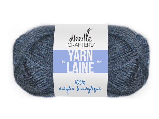 Needlecrafters: 50g Acrylic Yarn Standard Ball Dyed P) Slate Grey