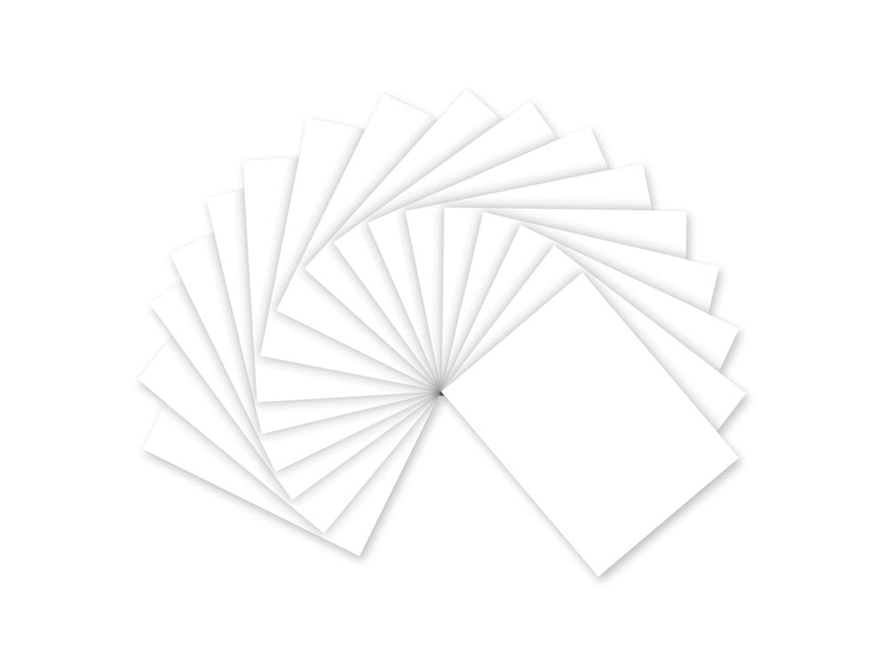 Fun Foam Sheets: One 9"x12" - 2mm(T) Barcoded Sheets I) White