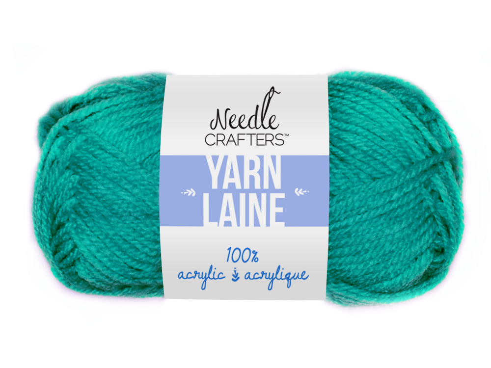 Needlecrafters: 50g Acrylic Yarn Standard Ball Dyed T) Teal