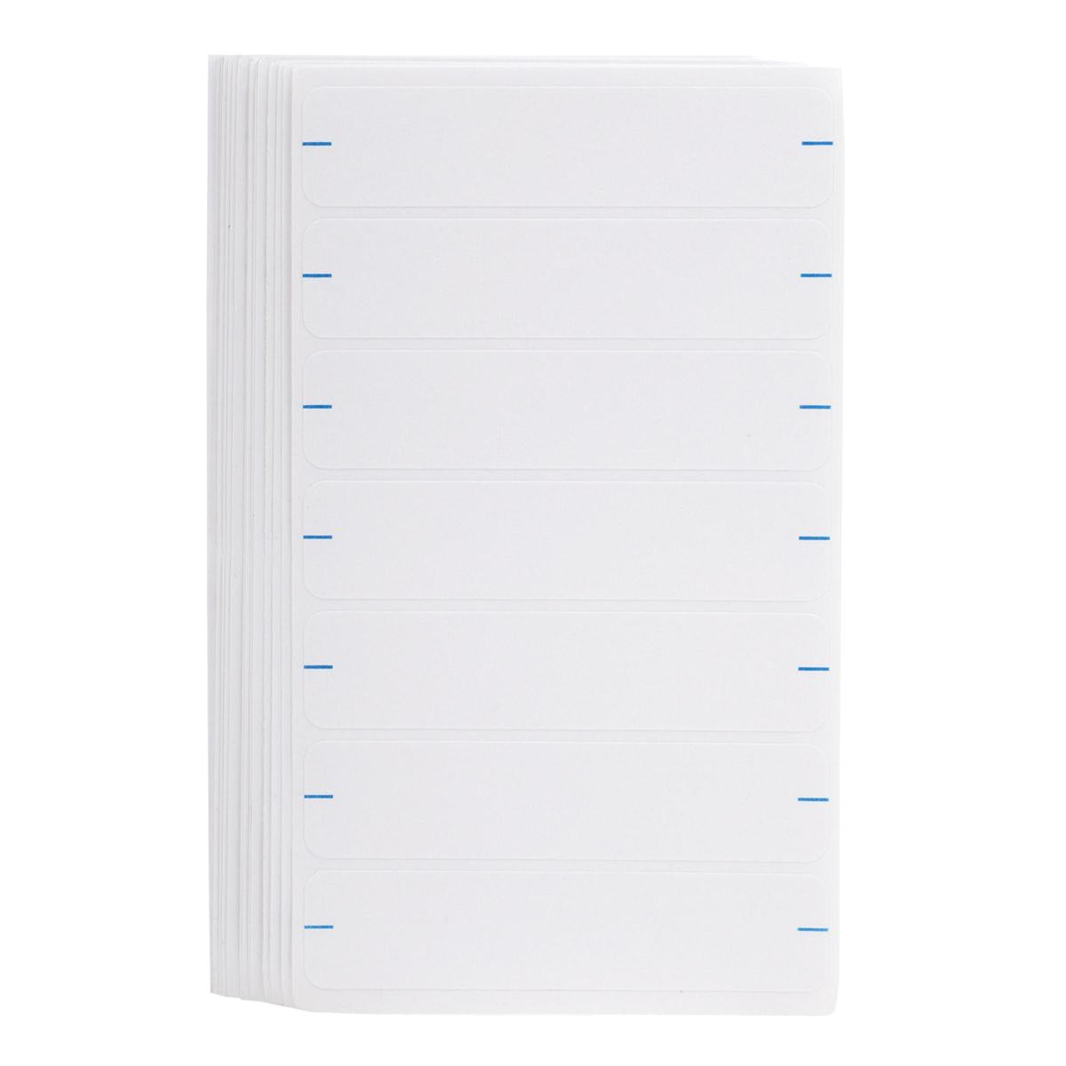 O.WKs. 126-pc File Folder Label, 5/8x2.75", clam pack