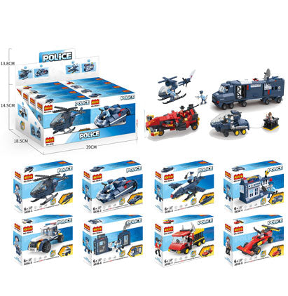 BLOCKS- POLICE SET - 81-97 MCX-8/PDQ