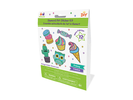 Krafty Kids Kit: Diamond Painting DIY Sticker Kit A) Frenzy
