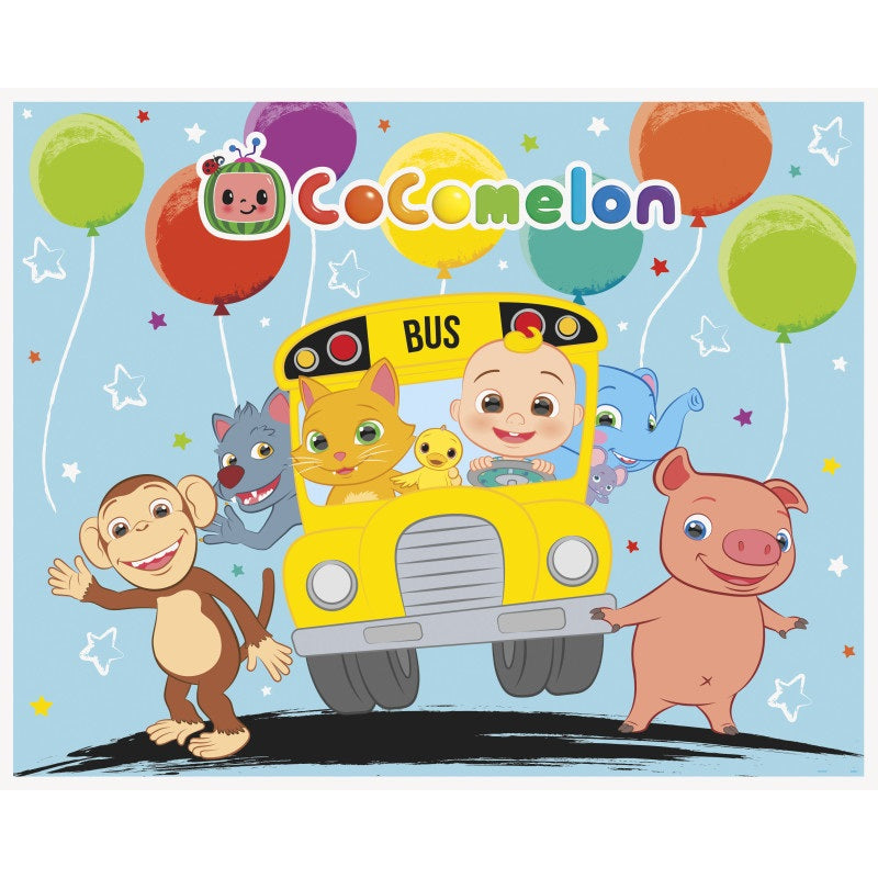 Cocomelon Photo Booth Backdrop  60"x48"