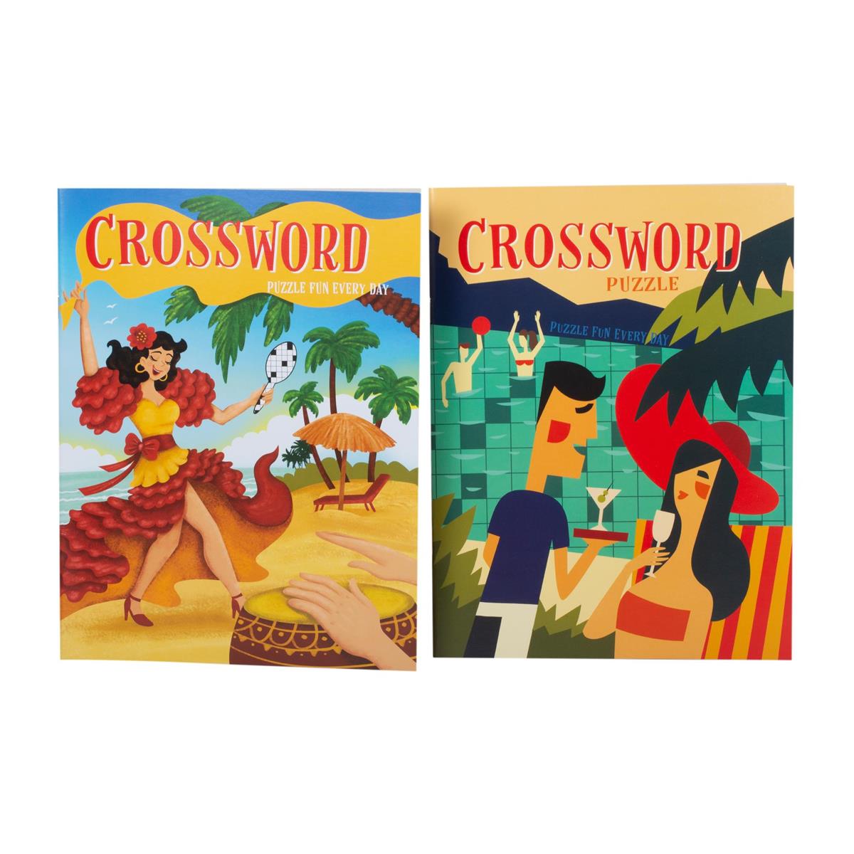 Super Puzzle Power Crossword Book 10.5" x 8", 4 Asst Themes, 64 pages