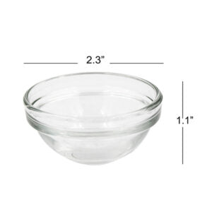 Glass Pinch Bowl