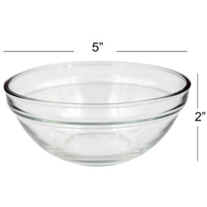 Bowl Glass Stackable