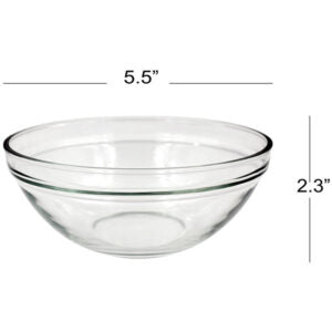 Bowl Glass Stackable