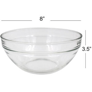 Bowl Glass Stackable