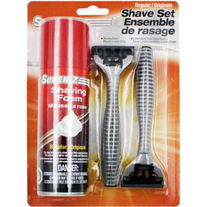 Shaving Set Foam & 2Pk Razor