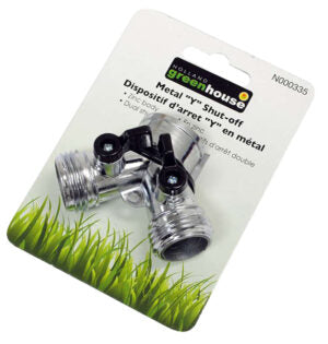 2 Way Metal Y Shut Off w/Switch