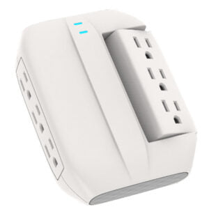 Wall Tap Swivel 6 Outlet Surge Protected