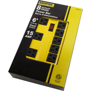 Surge Protected Power Bar 8 Outlets