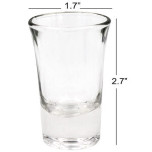 Shot Glass 1oz Heavy Base