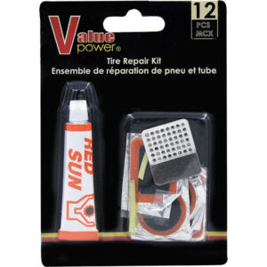 Bike Tire Repair Kit 12Pc