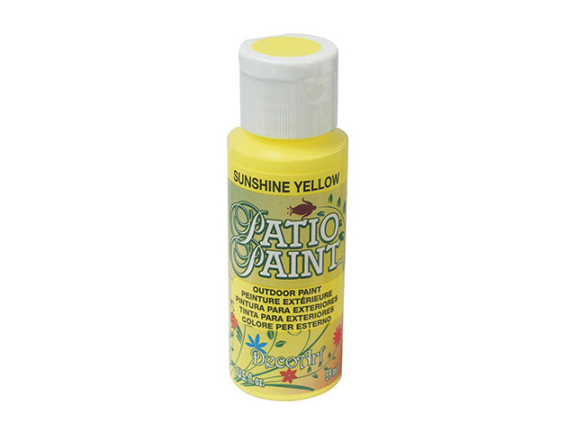 Patio Paint: 2oz Outdoor Paint 1-Step DCP06-75 DCP06 Sunshine Yellow