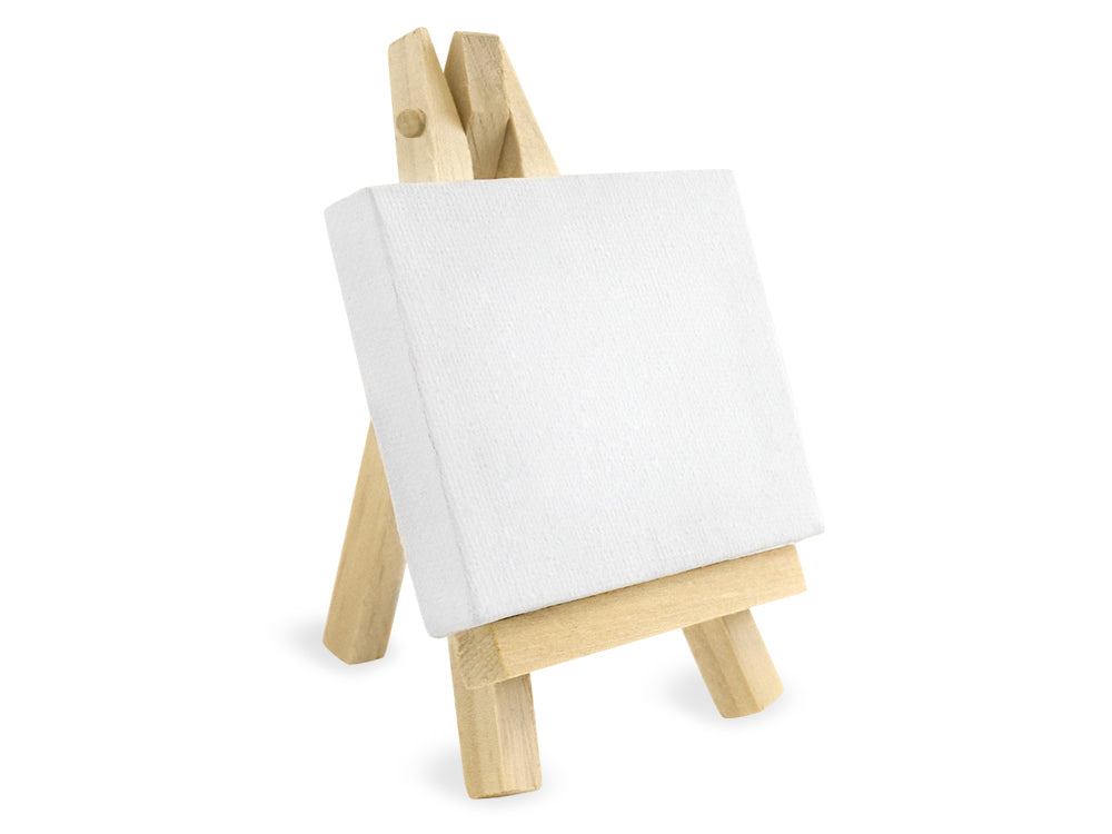 Stretch Artist Canvas: 2.36"x3.15" (6x8cm) on Wooden Easel in PDQ