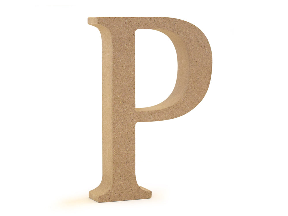 Wood Letters: 5 1/8" MDF Standing P