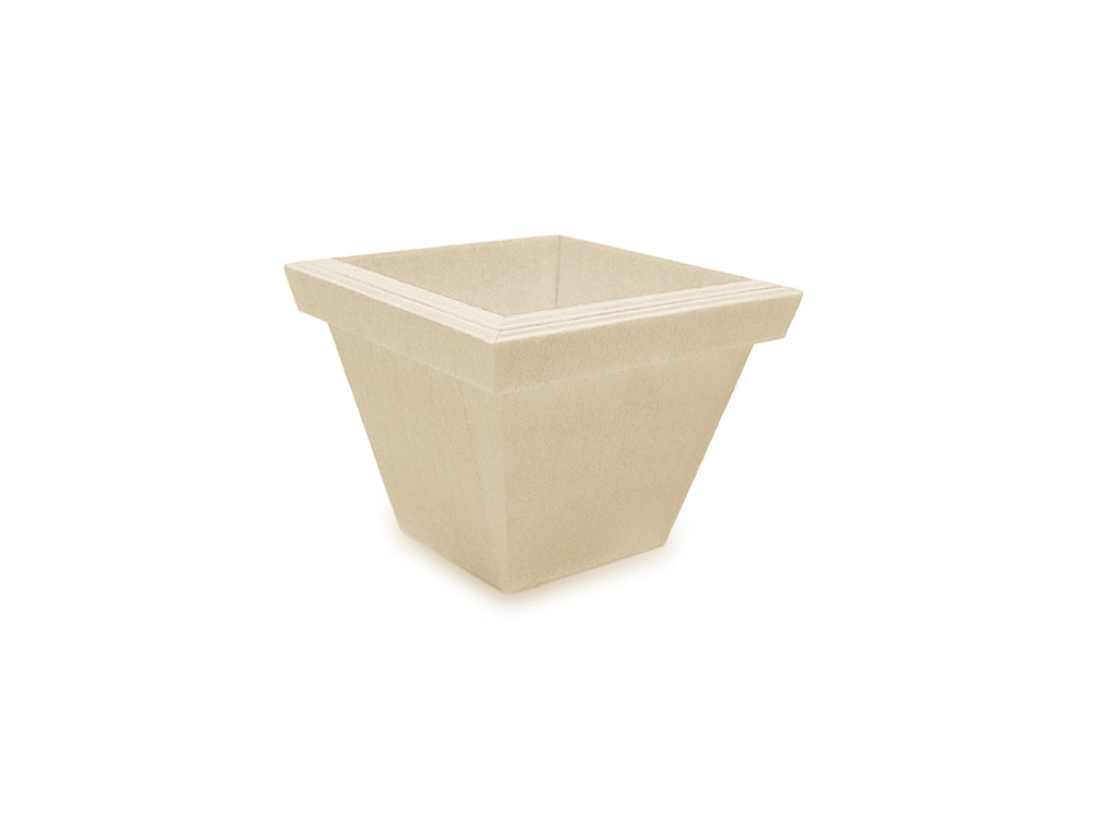Wood Craft: 3"x2.4" Mini Square Flower Pot