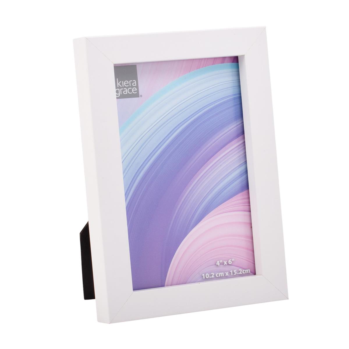 KG Contempo 4X6" Wood Frame WHITE  ( LD S1 )