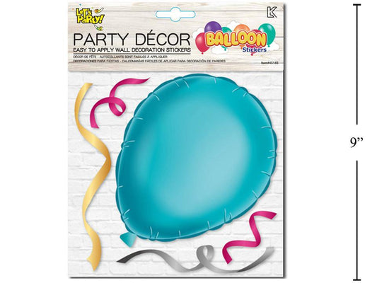 Let's Party, Balloon look, Wall Decor, Blue Balloon