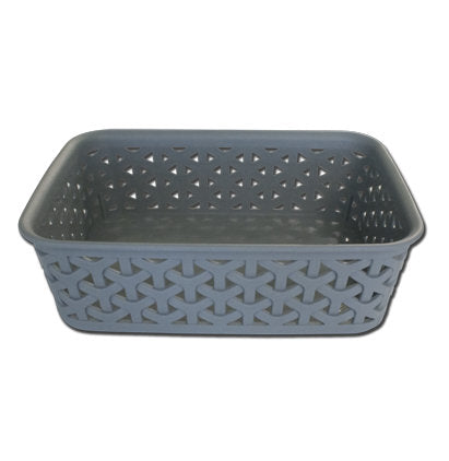 BASKET - GREY 7.8"X 5.5"X 2.3"