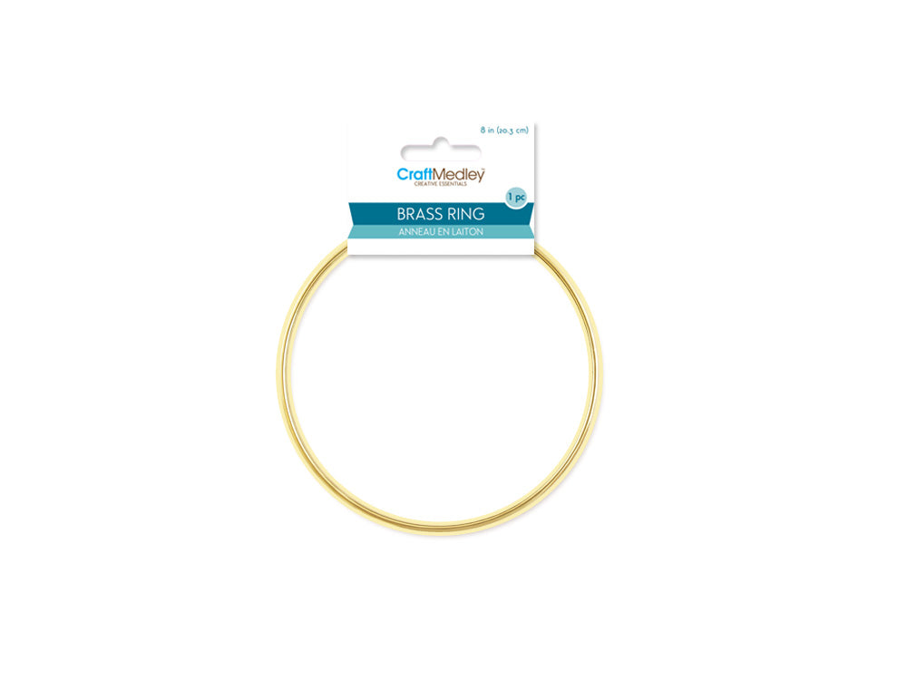 Craft Medley: Brass Rings 8" Round