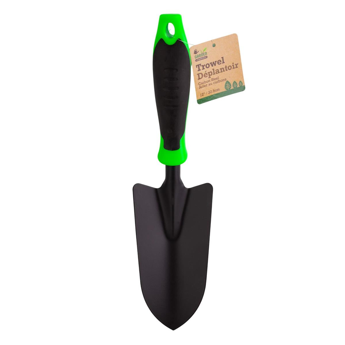 Garden E. 12" Carbon Steel Garden Trowel w/ Plastic Handle, HT